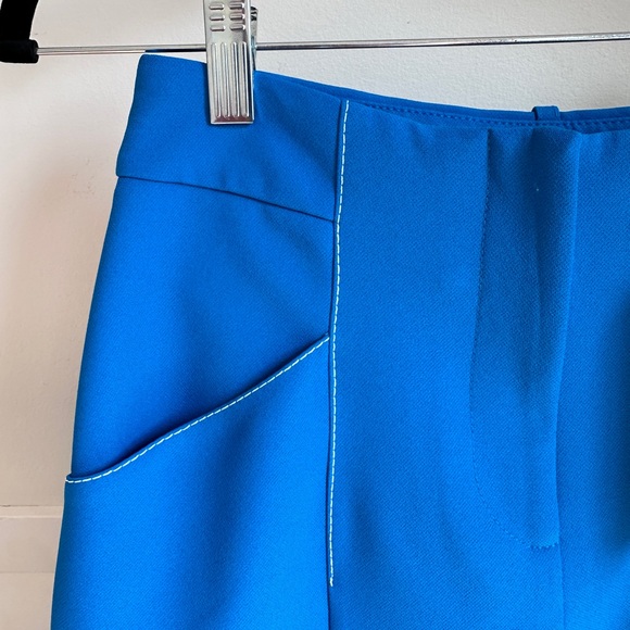 Topshop Cropped Barrel Dress Pants, Size 4 - Picture 3 of 5